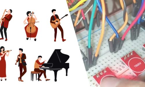 マイクロビットとタッチセンサで作る８音ピアノ